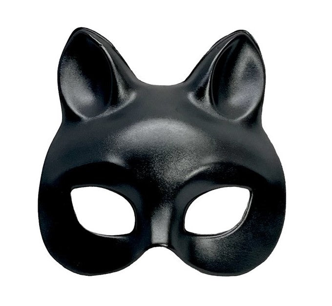 Katzenmaske - Schwarz - Lederähnlich - Deluxe-Kostümzubehör - Erwachsener Teenager