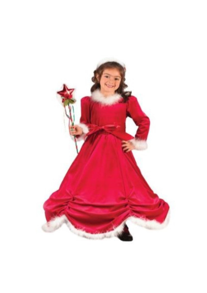 Christmas Princess - Mrs Claus - Fancy Elf - Costume - Toddler 2-4T