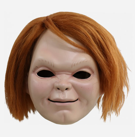 Chucky – Deluxe 1/2 Maske – Der Fluch von Chucky – Kostümzubehör – Erwachsener Teenager