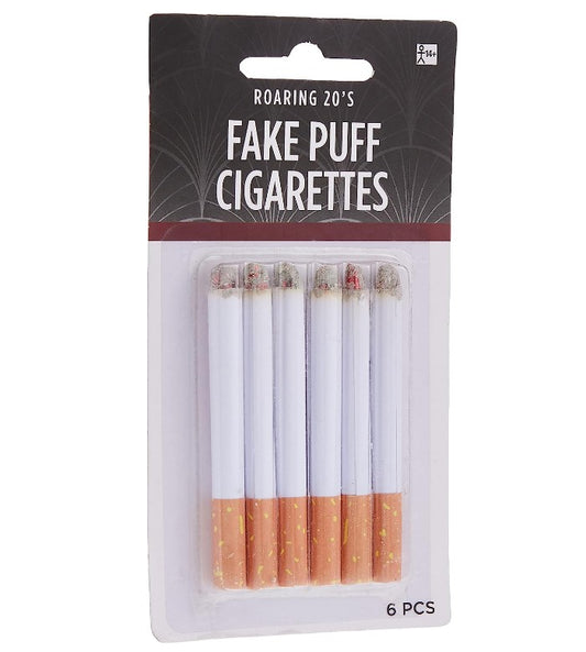 Fake Puff Cigarettes - Theatrical Productions - Costume Accessory Prop - 6 Count