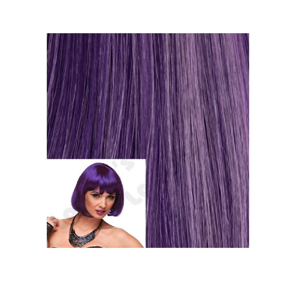 Bob Pageboy Wig - Cindy - Grapevine - 2-Tone Purple - Costume Accessor ...