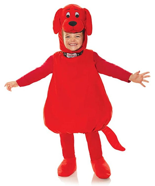 Clifford the Big Red Dog - Belly Baby - Deluxe Plush Costume - Toddler - 2 Sizes