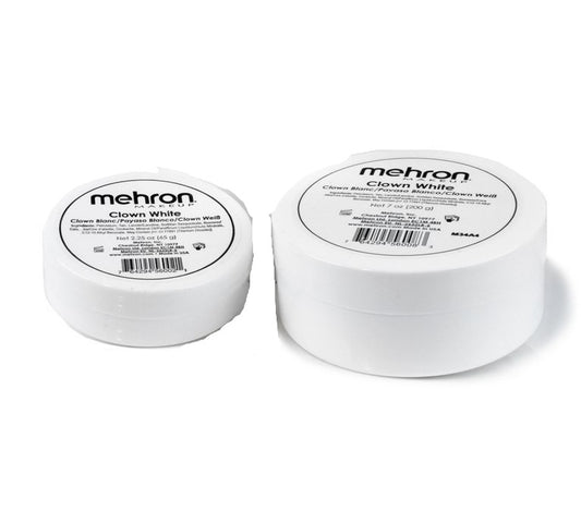 Mehron Payaso Blanco - Maquillaje Teatral - 2 Tallas