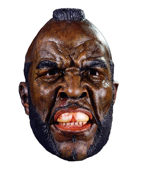 Clubber Lang Latex Mask - Rocky III - Mr T - Costume Accessory - Adult