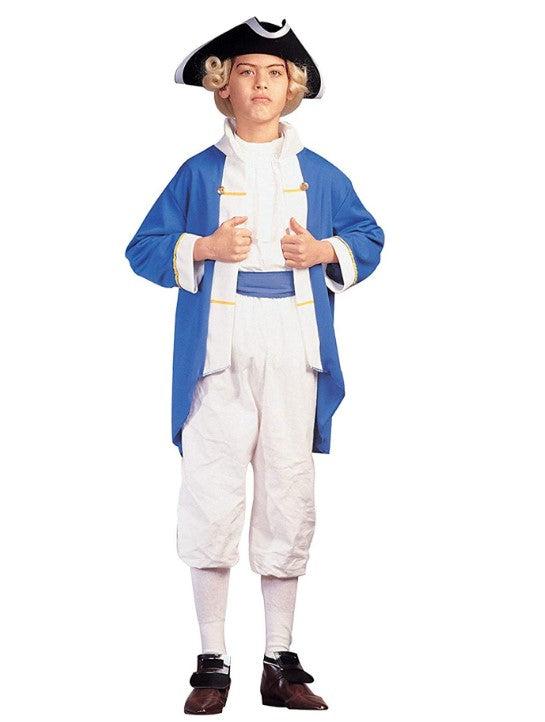 George Washington - Alexander Hamilton - Blue/White - Costume - Child - 2 Sizes