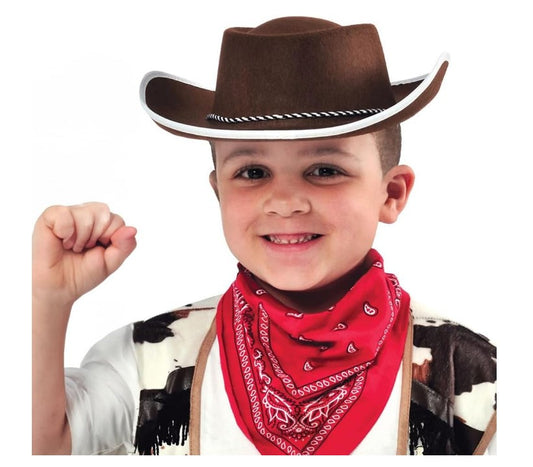 Cowboy Hat - Brown - Costume Accessory - Child Size