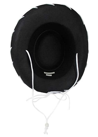 Cowboy/Cowgirl Whipstitch Hat - Costume Accessory - Child Size - 4 Colors