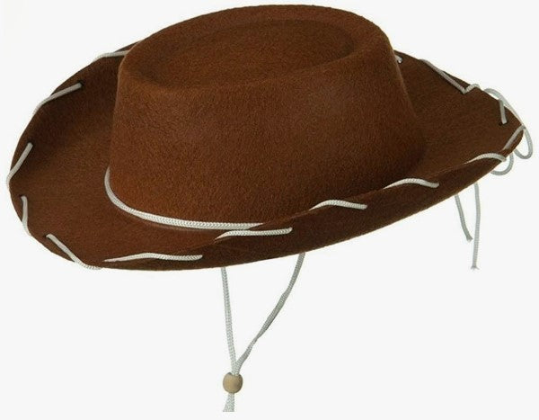 Cowboy/Cowgirl Whipstitch Hat - Costume Accessory - Child Size - 4 Colors