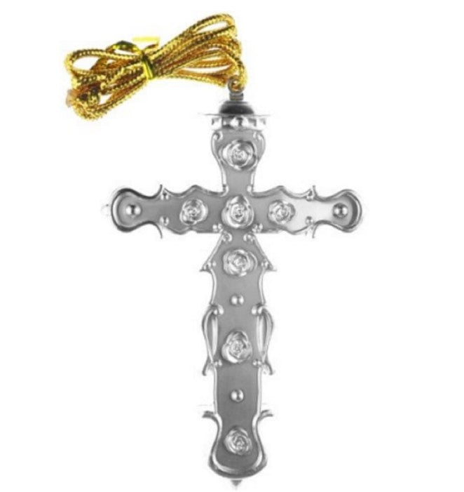 Cross Necklace - Silver - Priest - Nun - Costume Accessory Prop