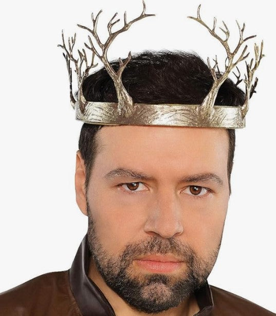 Crown - Branches - Gold Look - Royalty - Costume Accessory - Teen Adult