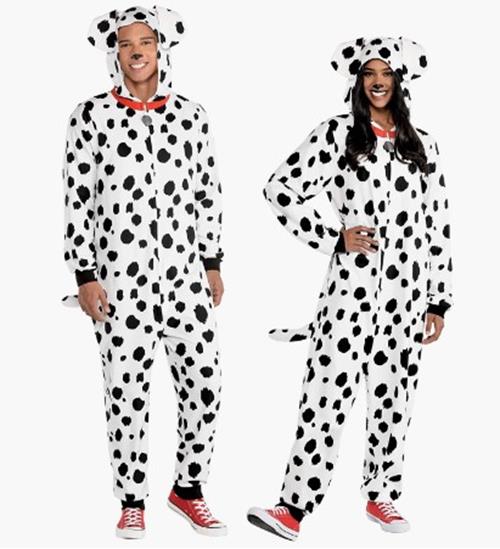 Dalmatian - Zipster Jumpsuit - Costume - Adult - 2 Sizes