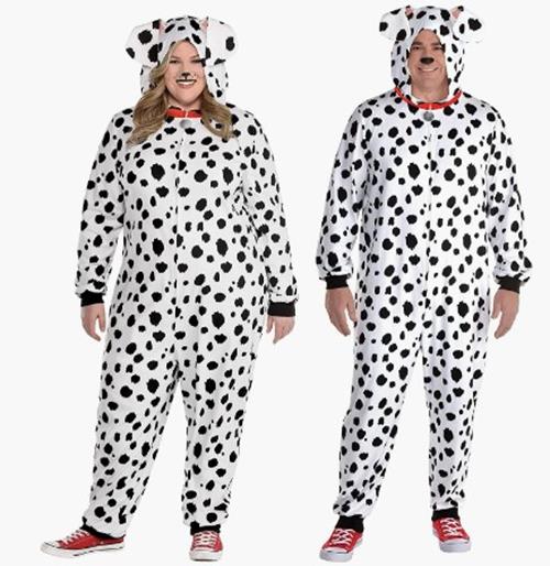 Dalmatian - Zipster Jumpsuit - Costume - Adult Plus - 2XL