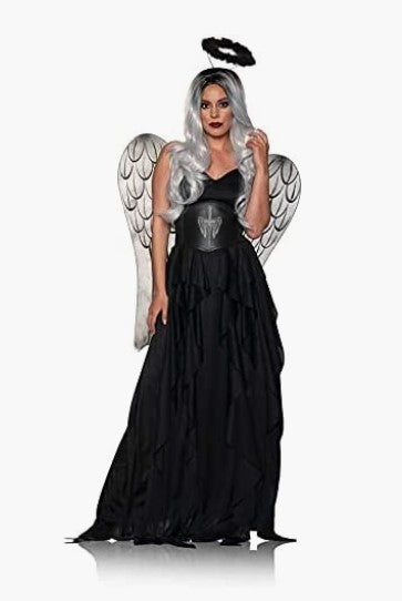 Dark Angel - Gothic - Wings - Halo - Costume - Adult - 3 Sizes