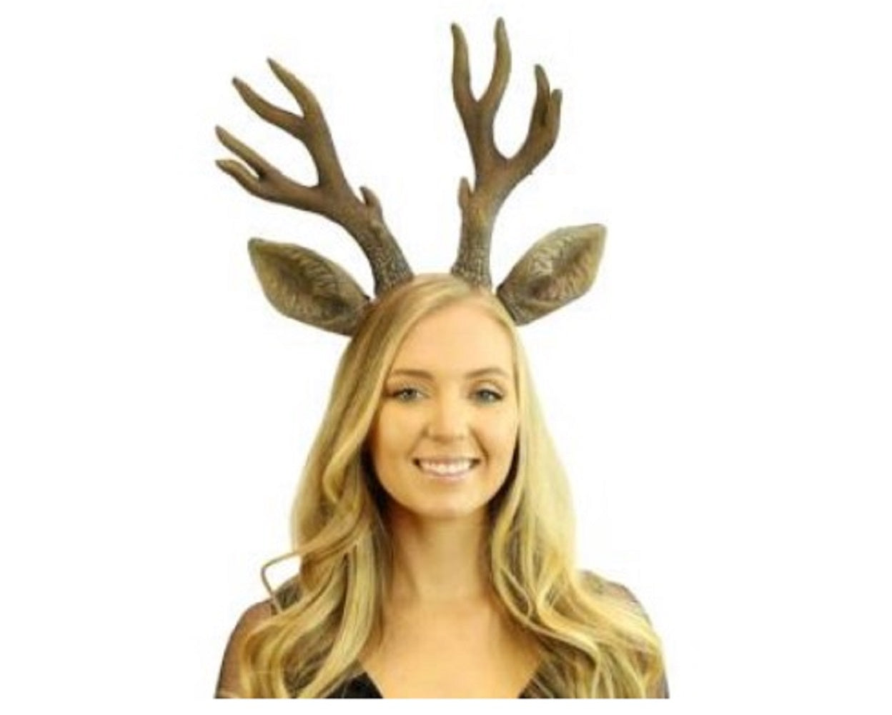 Deer Antlers - Ears - Headband - Reindeer - Costume Accessory - Adult