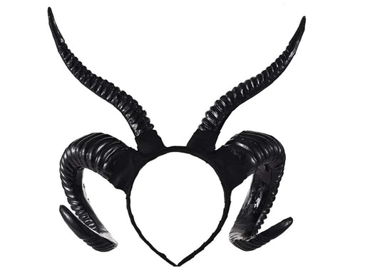 Diadema de cuernos de demonio - Plástico - Accesorio de disfraz Cosplay - Adolescente adulto