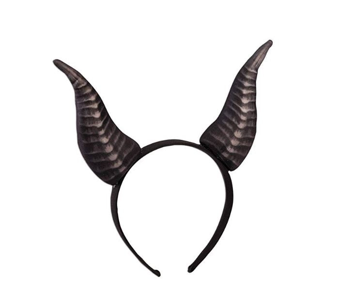 Demon Horns Headband - Sublimated - Costume Accessory Cosplay - Adult Teen