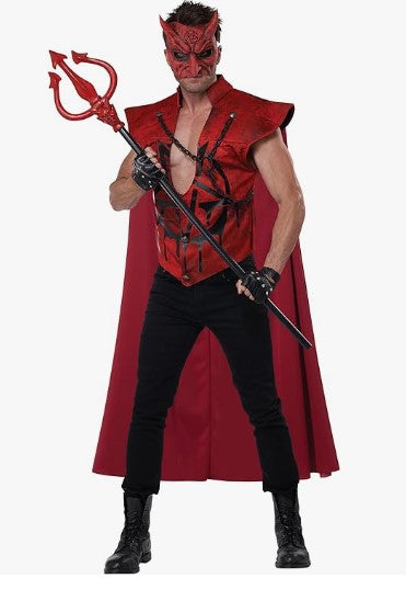 Devil - Hot as Hell - Red/Black - Costume - Men - 2 Sizes