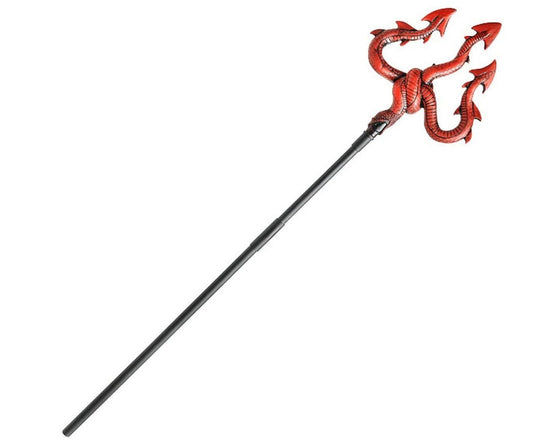 Serpent Pitchfork - Devil - 49" Long - 3 Pieces - Plastic - Costume Accessory