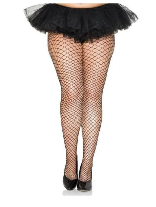 Diamond Net Stockings - Black - Costume Accessories - Adult Standard