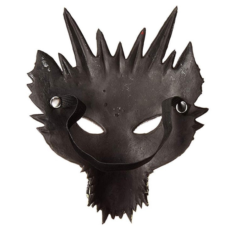 Dragon Half Mask - Soft Latex - Green - Costume Accessory - Adult Teen