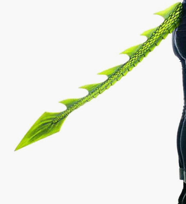 Dragon Tail - 40" - Green/Black - Costume Accessory - Child Teen Adult