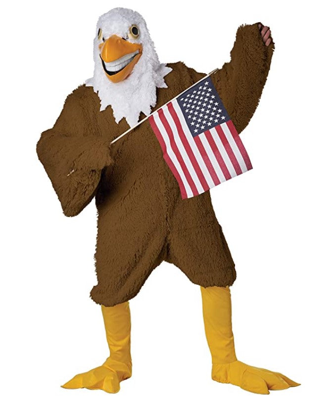 Eagle Maniac - Mascot - Movable Jaw - Costume - Adult Standard