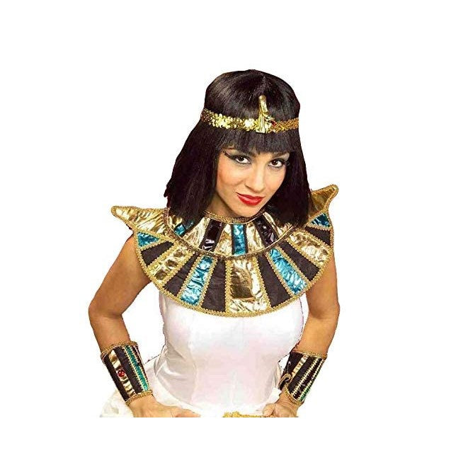 Egyptian Wrist Bands - Gold -  Colorful - Costume Accessories - Adult Teen