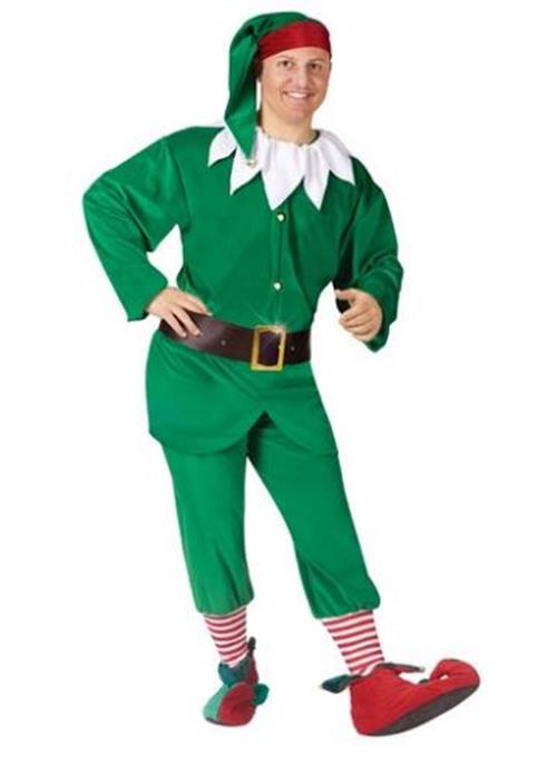 Green Elf - Holiday - Christmas - Deluxe Costume - Adult