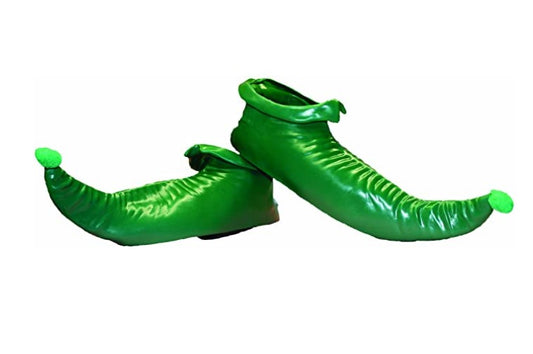 Elf Shoes - Fairy - Grinch - Rubber - PVC - Costume Accessory - Adult - 2 Colors