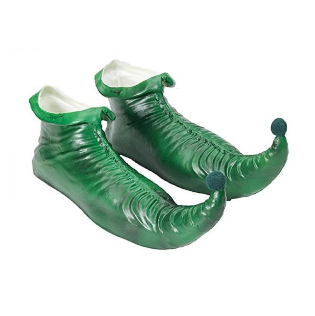 Elf Shoes - Fairy - Grinch - Rubber - PVC - Costume Accessory - Adult - 2 Colors