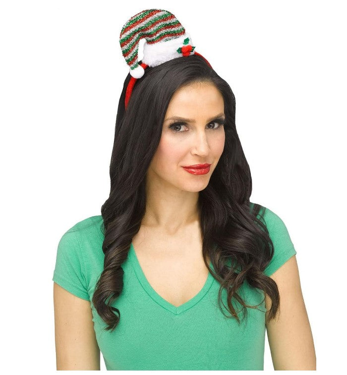 Mini Elf Santa Hat - Christmas - Costume Accessory - Adult Teen