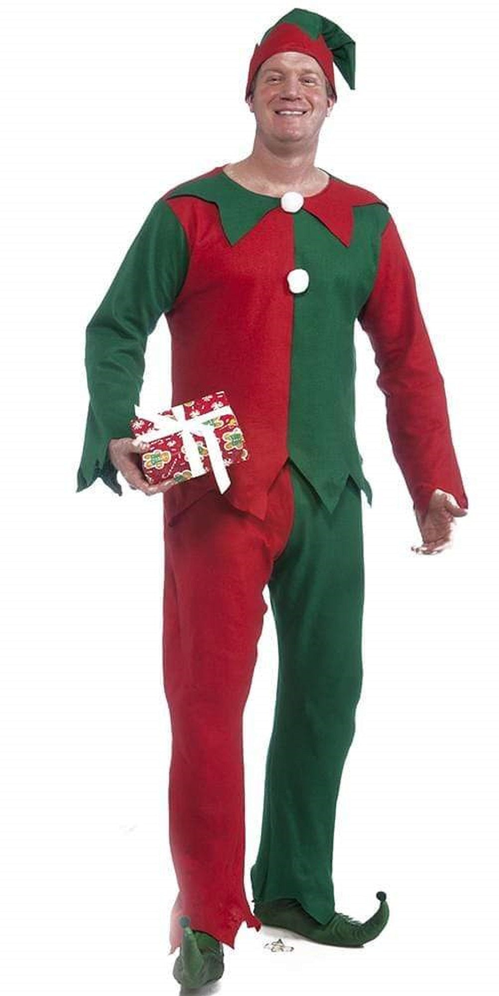 Toy Shop Elf - Santa's Helper - Christmas - Costume - Unisex Adult