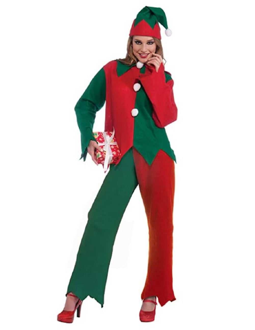 Toy Shop Elf - Santa's Helper - Christmas - Costume - Unisex Adult