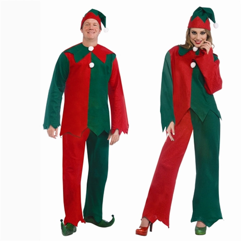 Toy Shop Elf - Santa's Helper - Christmas - Costume - Unisex Adult