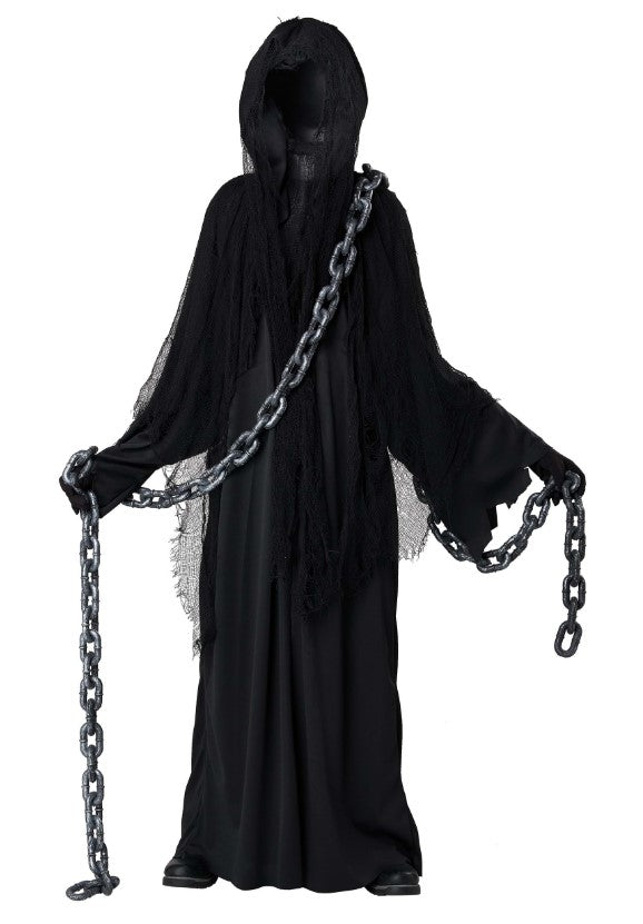 Evil Spirit - Grim Reaper - Chains - Costume - Child - Large/XL 10-14