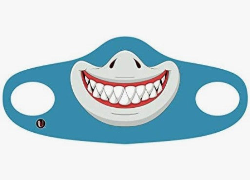 Shark Mask - Reusable Face Cover - 1/8th" Foam - Child