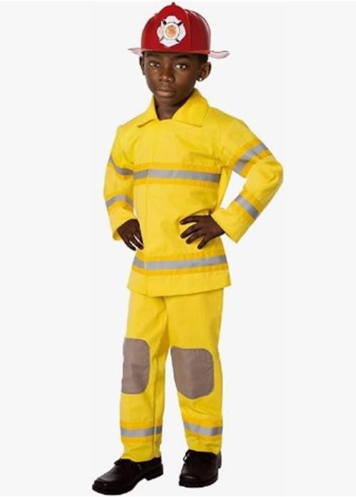 Fire Chief Junior - Fire Fighter - Costume - Child - 3 Sizes