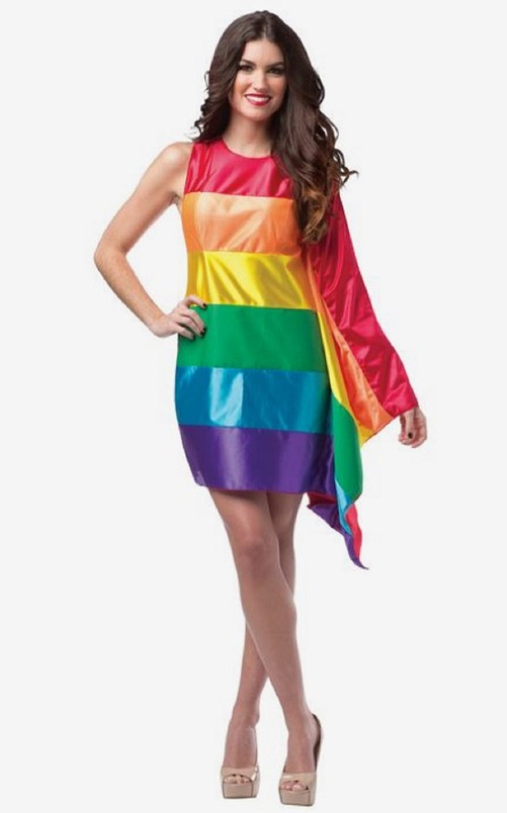 Rainbow Flag Dress - Pride - Costume - Adult Standard