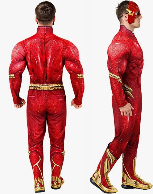 The Flash - Movie - Muscle Chest - Deluxe Costume - Adult - 2 Sizes