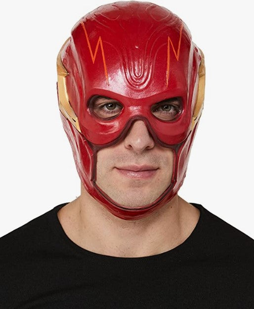 Flash Latex Overhead Mask - DC The Flash Movie - Costume Accessory - Adult