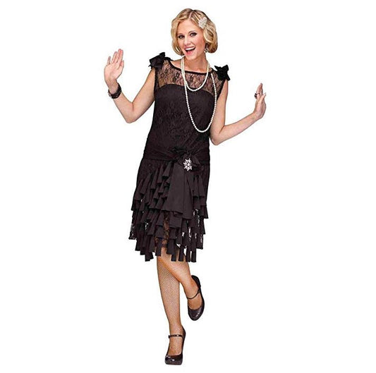 Flirty Flapper - 1920s - 1980's - Costume - Adult - Small 4-6