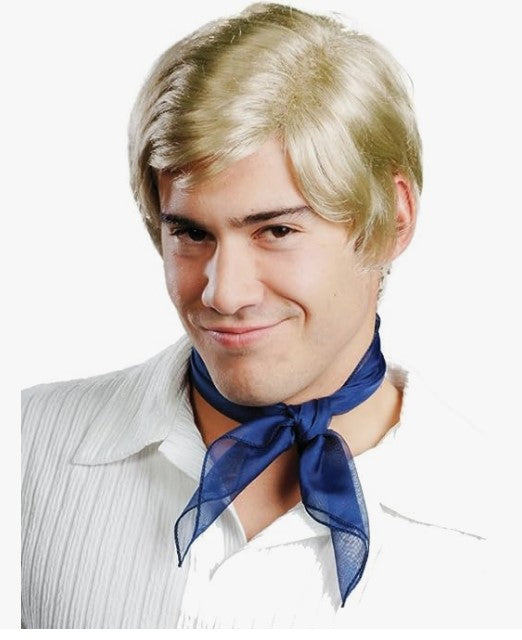 Freddie Wig - Blonde - Ken - Barbie - Costume Accessory - Adult Teen