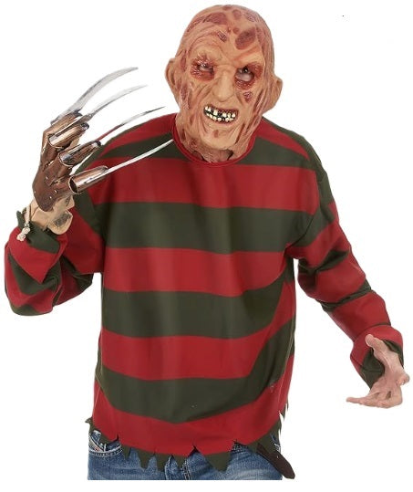 Máscara de Freddy Krueger - Pesadilla en Elm Street - Accesorio para disfraz - Adulto