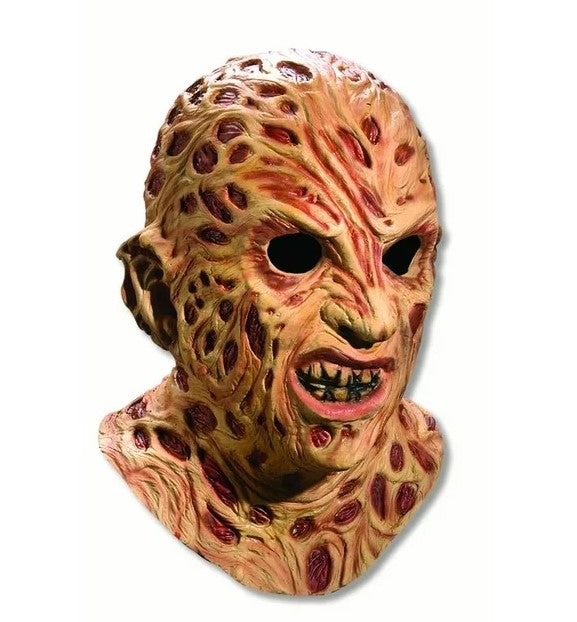 Freddy Krueger Mask - Nightmare On Elm Street - Deluxe Costume Accessory - Adult