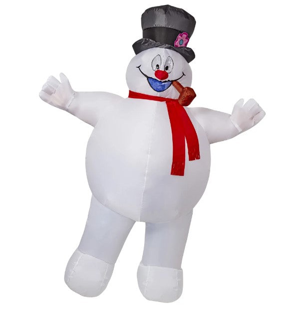 Frosty the Snowman - Christmas - Inflatable - Costume - Adult