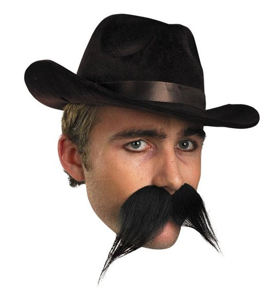 Gambler Moustache - Black - Costume Accessory - Adult Teen