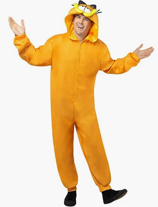 Garfield - Comfy Wear Jumpsuit - Costume - Adult - 2 Sizes