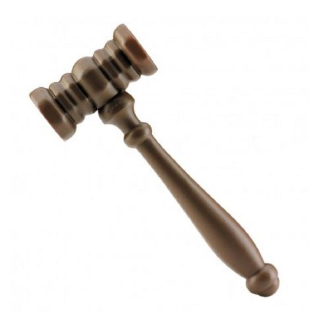 Judge Gavel - Brown - RBG - Judge Judy - Costume Accessory Prop