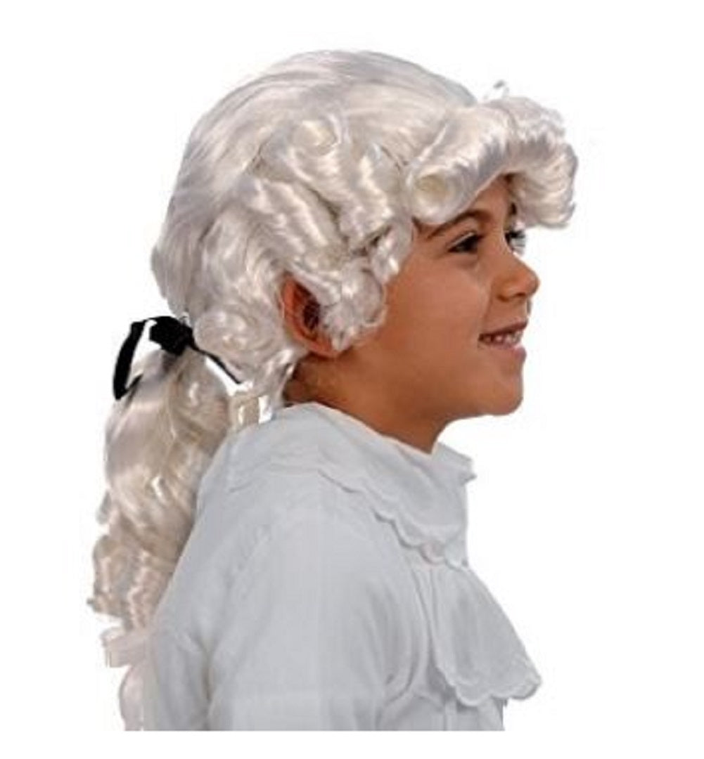 Washington Hamilton Wig - Mrs. Claus - Colonial - Costume Accessory - Child