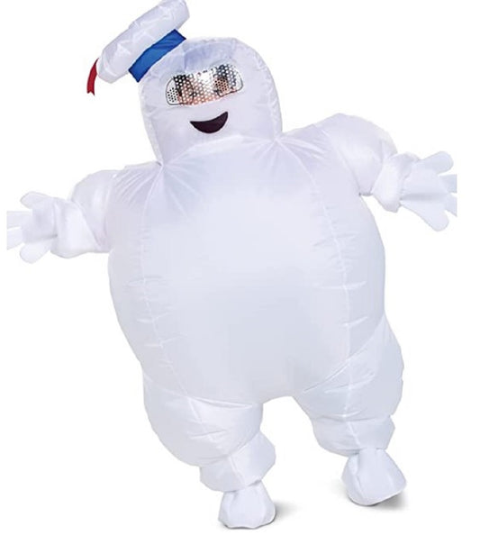 Mini Stay Puft Marshmallow Man - Cazafantasmas - Hinchable - Disfraz - Infantil